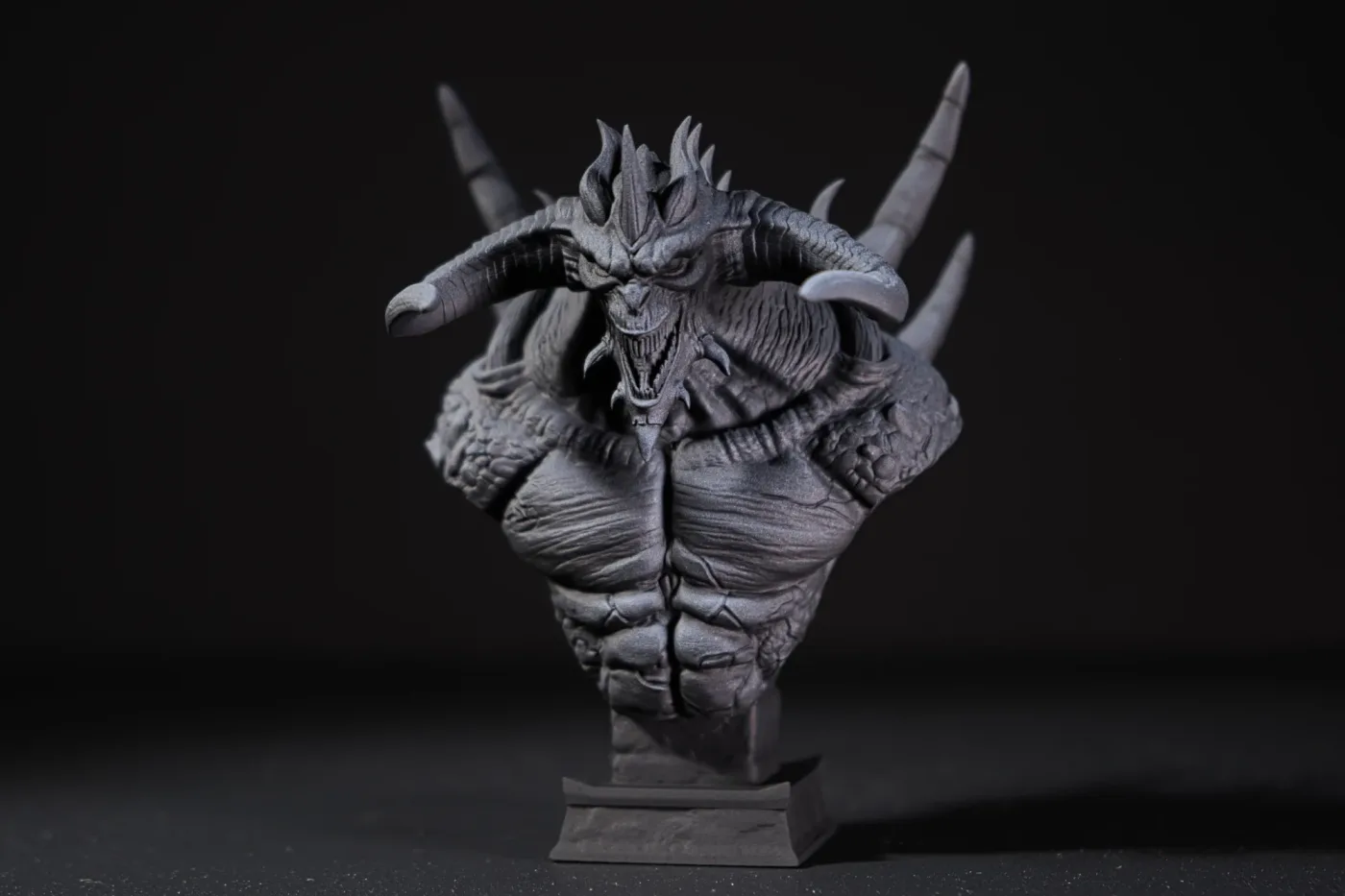 Diablo Bust, printed in resin