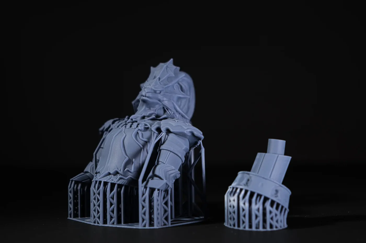 Dragon Slayer Ornstein Bust, straight off the plate