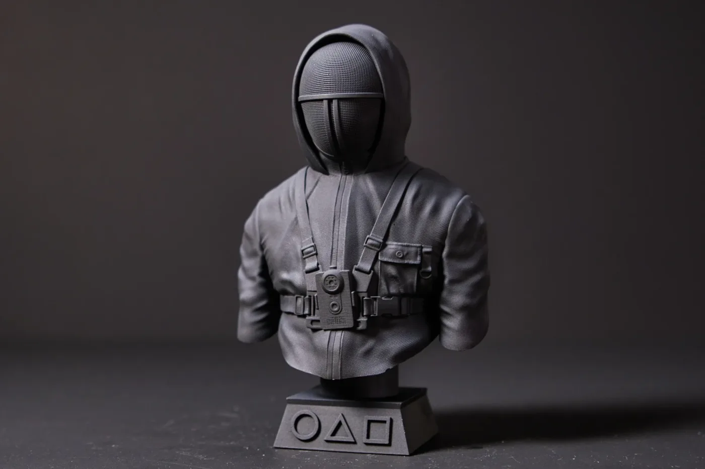 Squid Game Soldier Bust, printed in resin