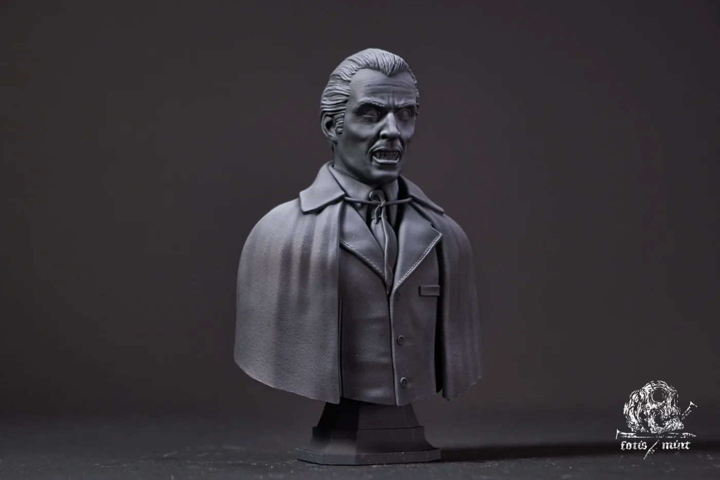 Count Dracula, printed in resin