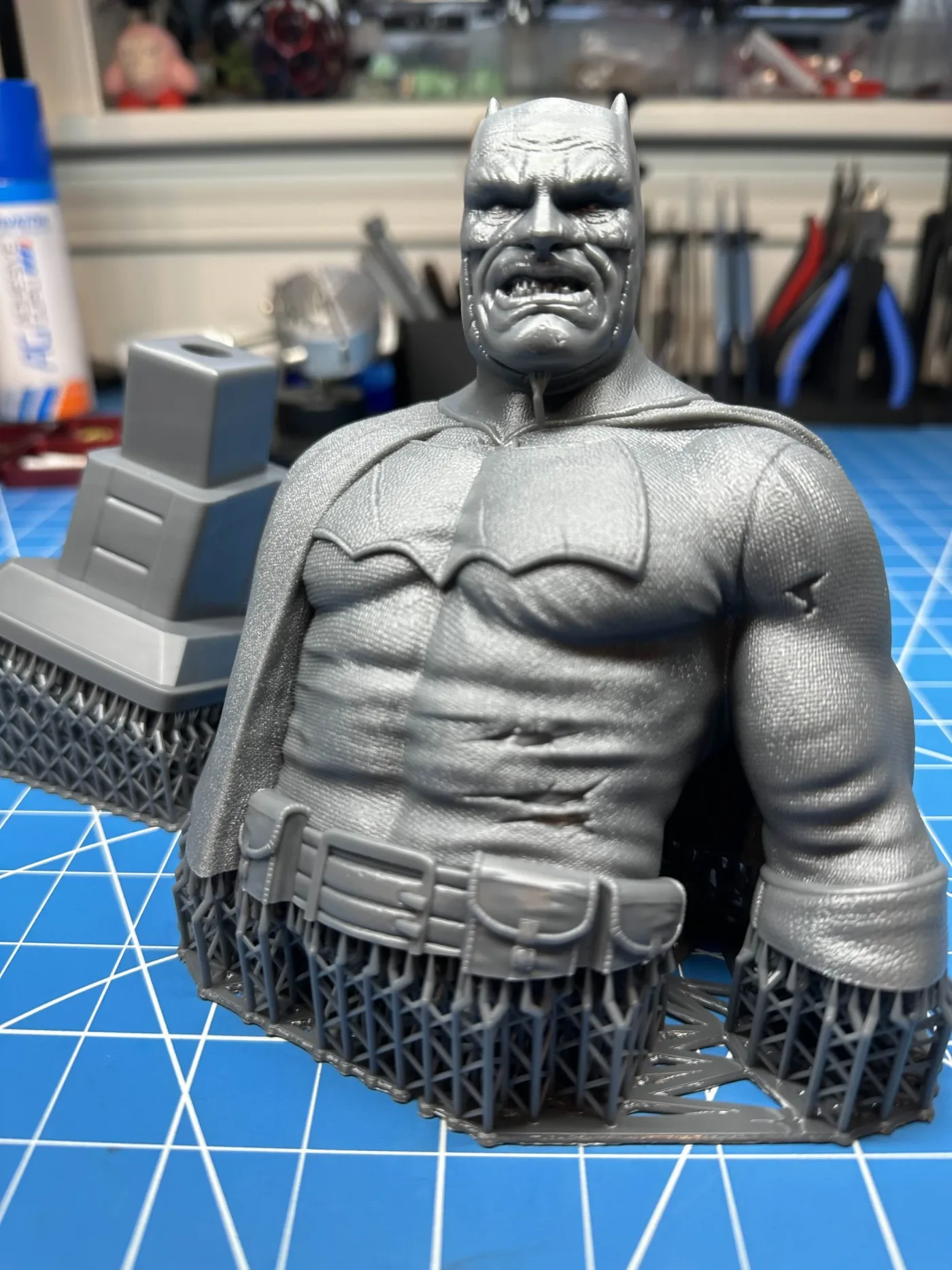 Frank Miller Batman bust, straight off the plate
