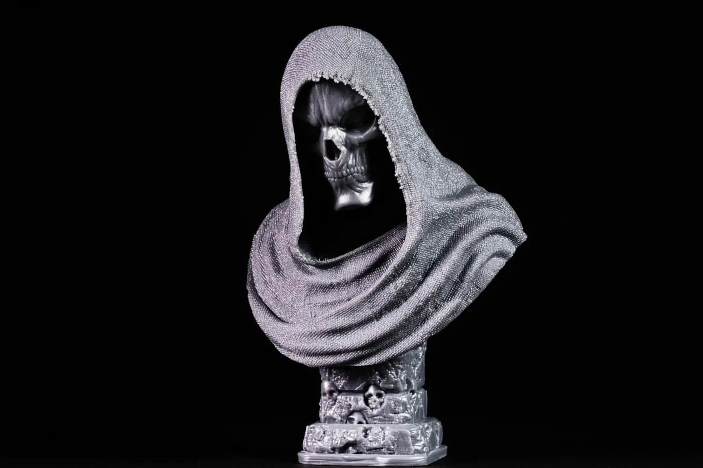 La Muerte, printed in resin