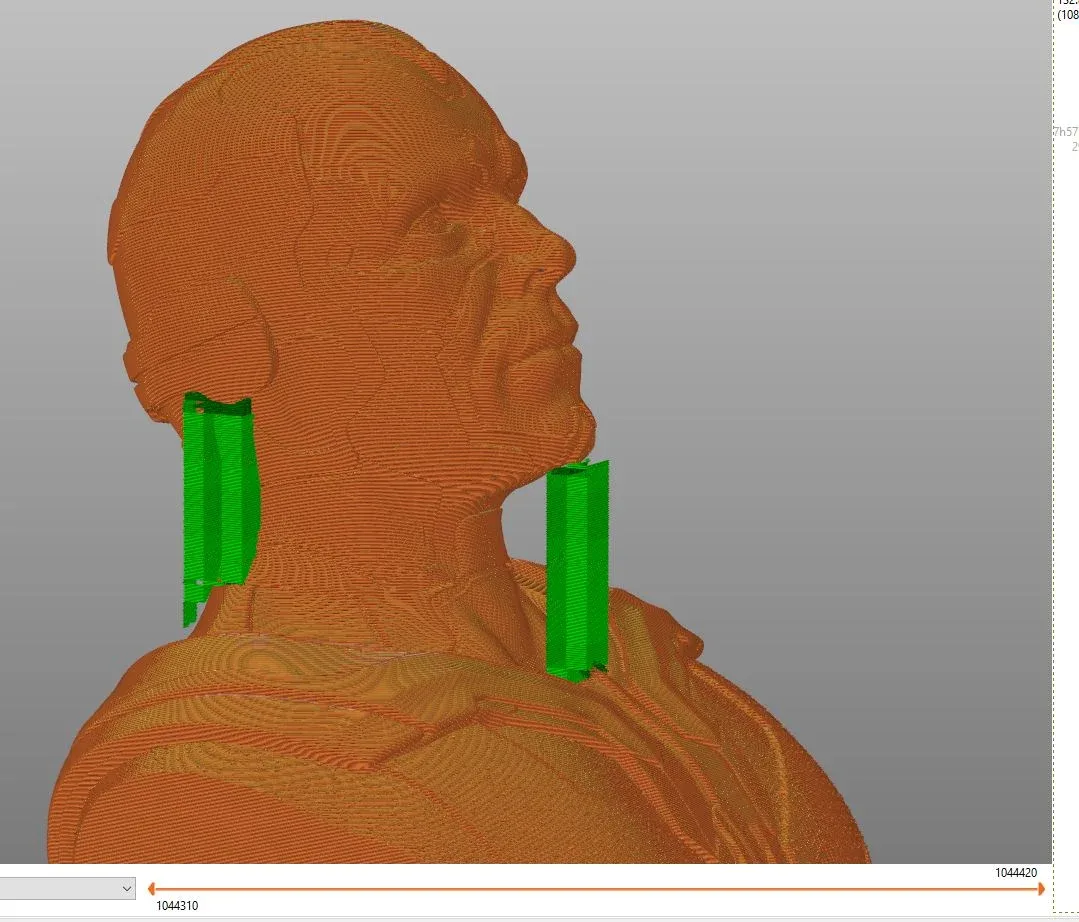 Vision Bust, straight off the plate