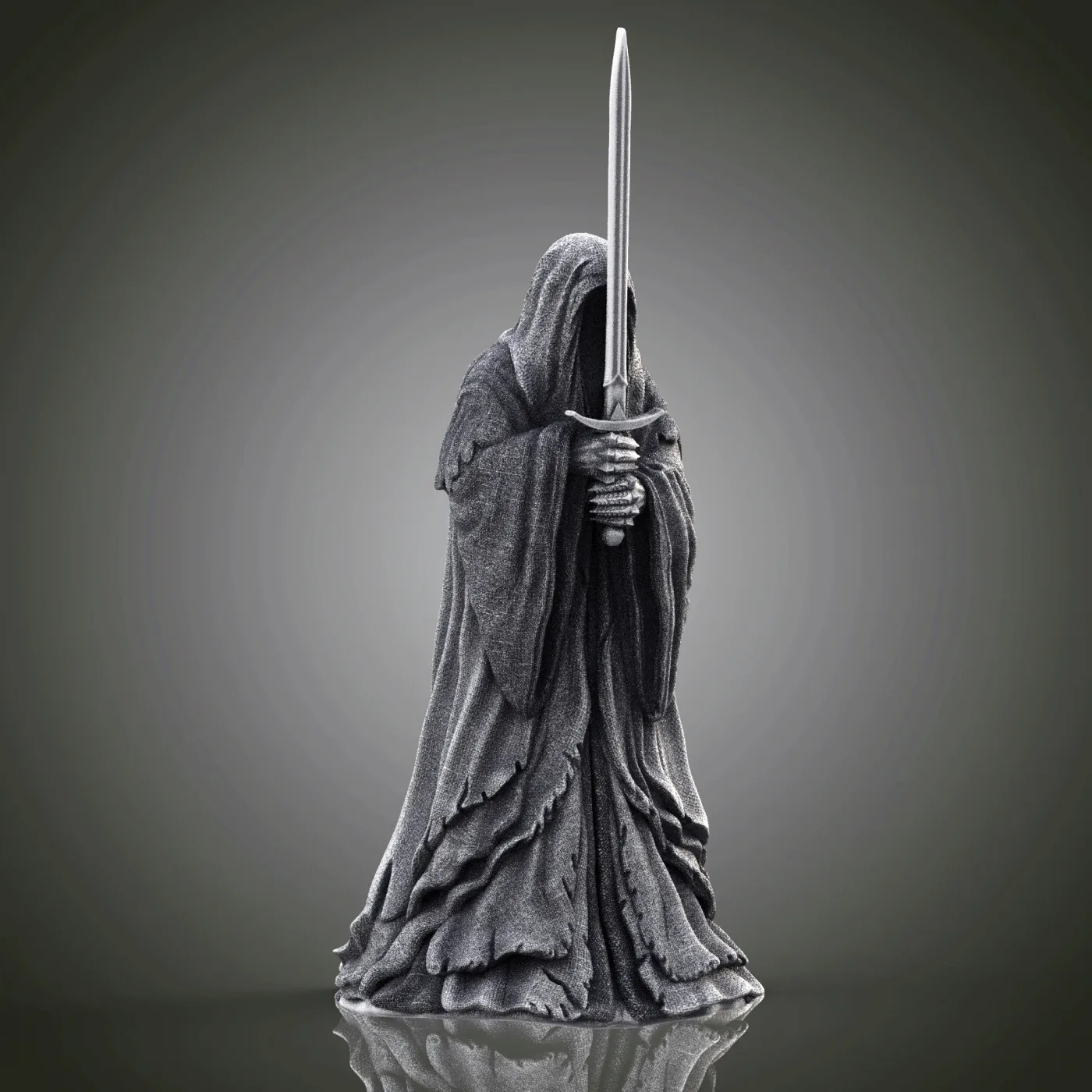 Nazgul Figure – Lord of the Rings, the digital sculpt