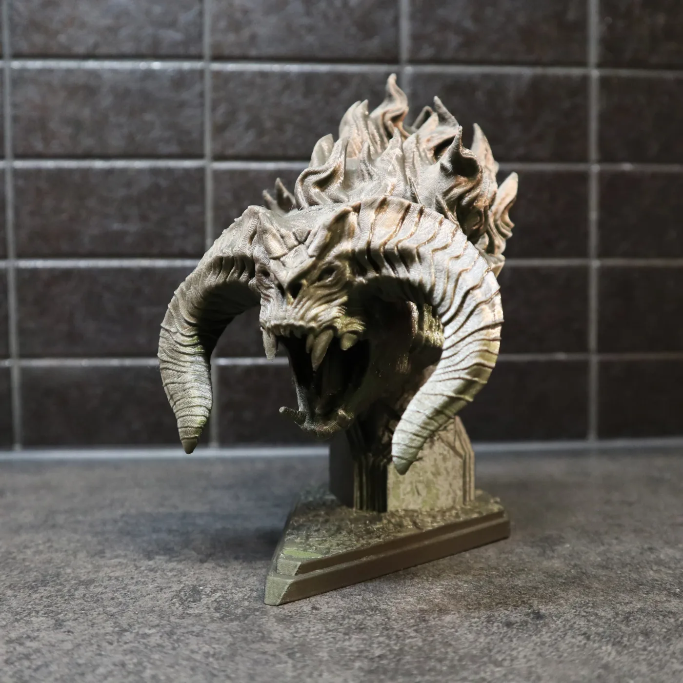 Balrog Bust – Lord of the Rings, printed in resin