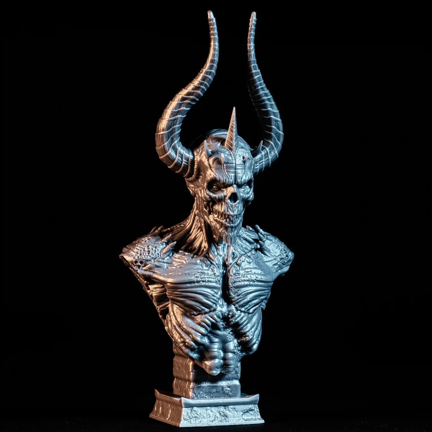 Mephisto bust, printed in resin