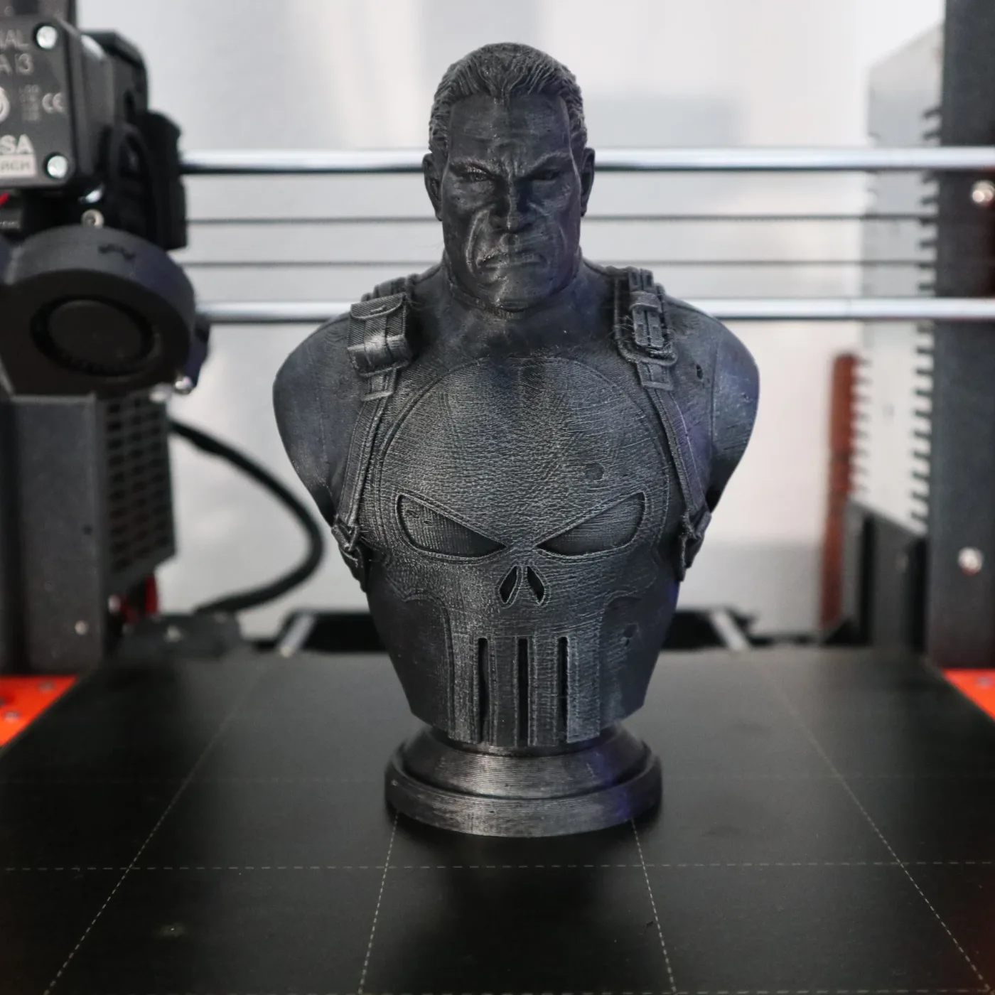 The Punisher Bust, printed in resin
