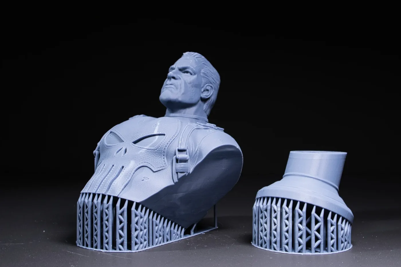 The Punisher Bust, straight off the plate