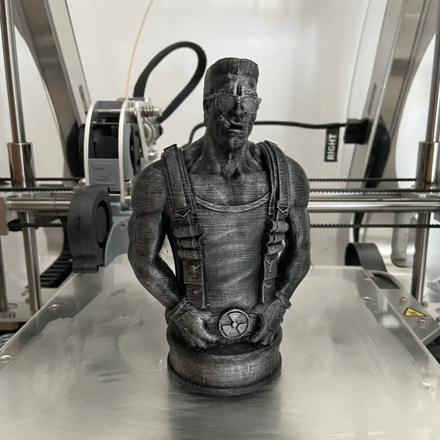 Duke Nukem, printed in resin