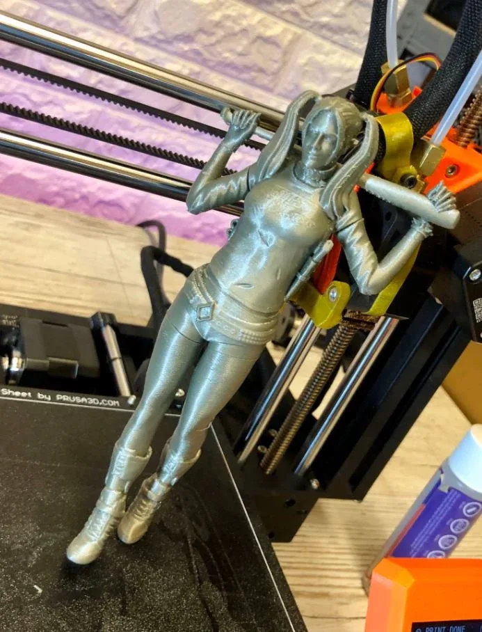 Harley Quinn Figure, printed in resin