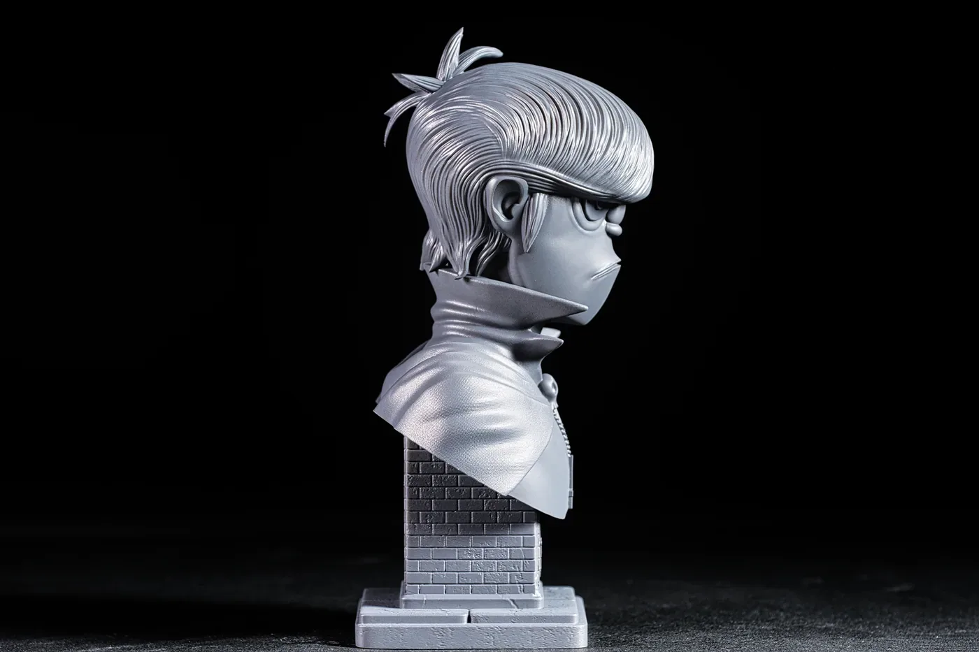 Murdoc-Gorillaz, printed in resin