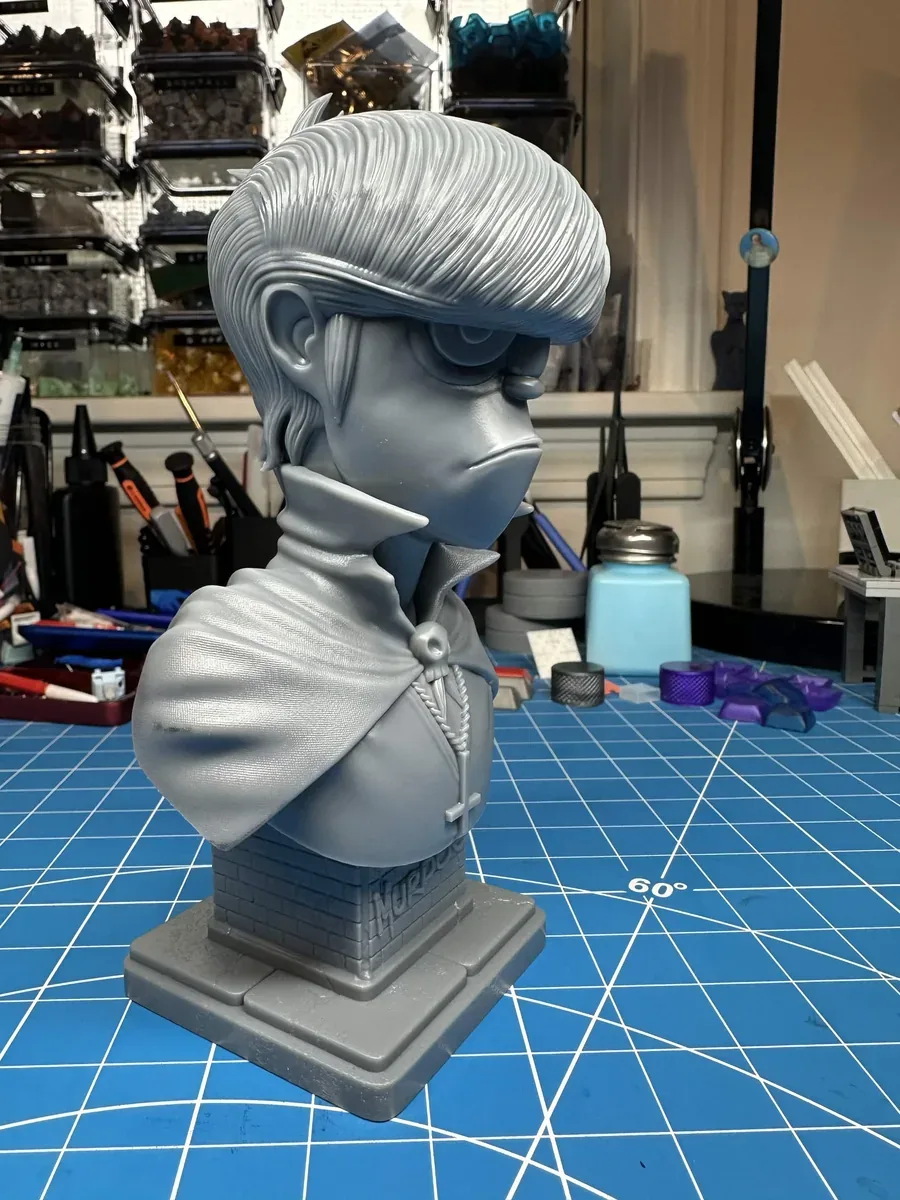 Murdoc-Gorillaz, the finished test print