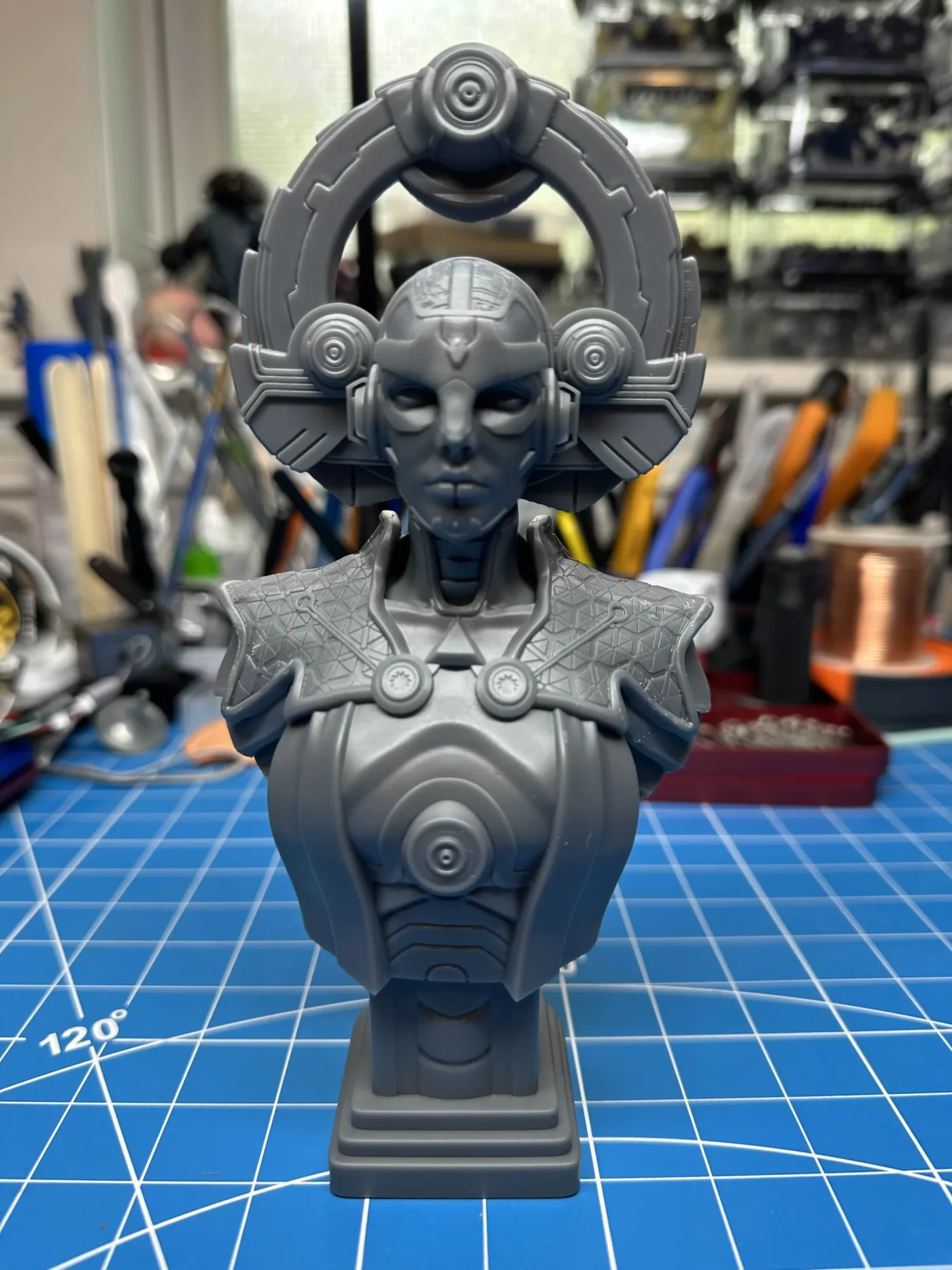 The Oracle, the finished test print