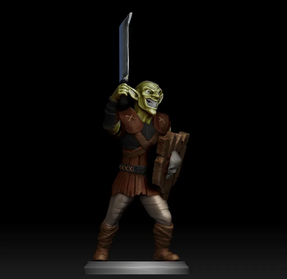 Goblin Fighter Miniature