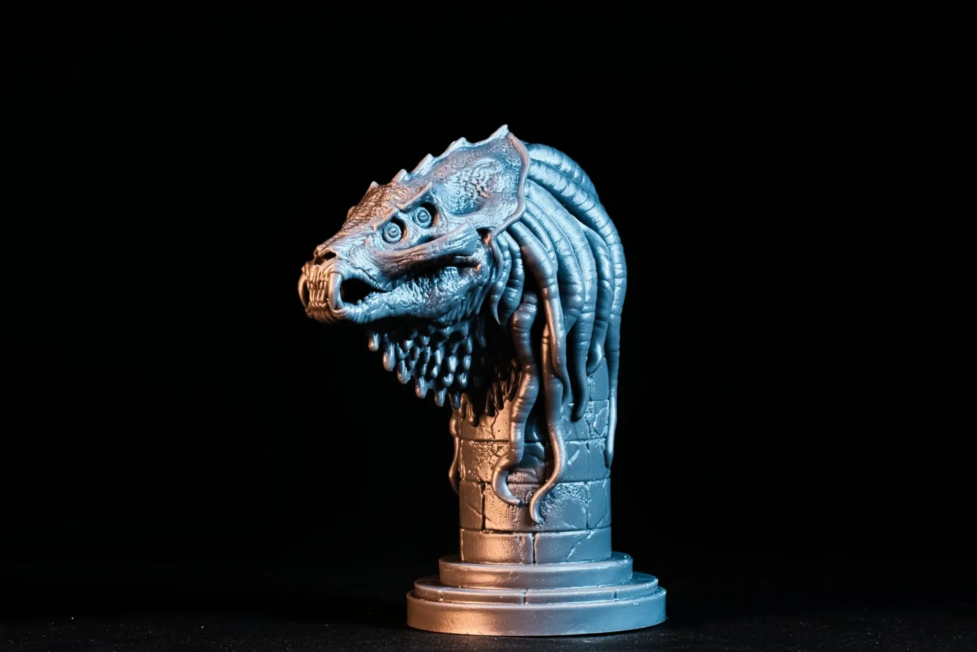 Sammael bust, printed in resin