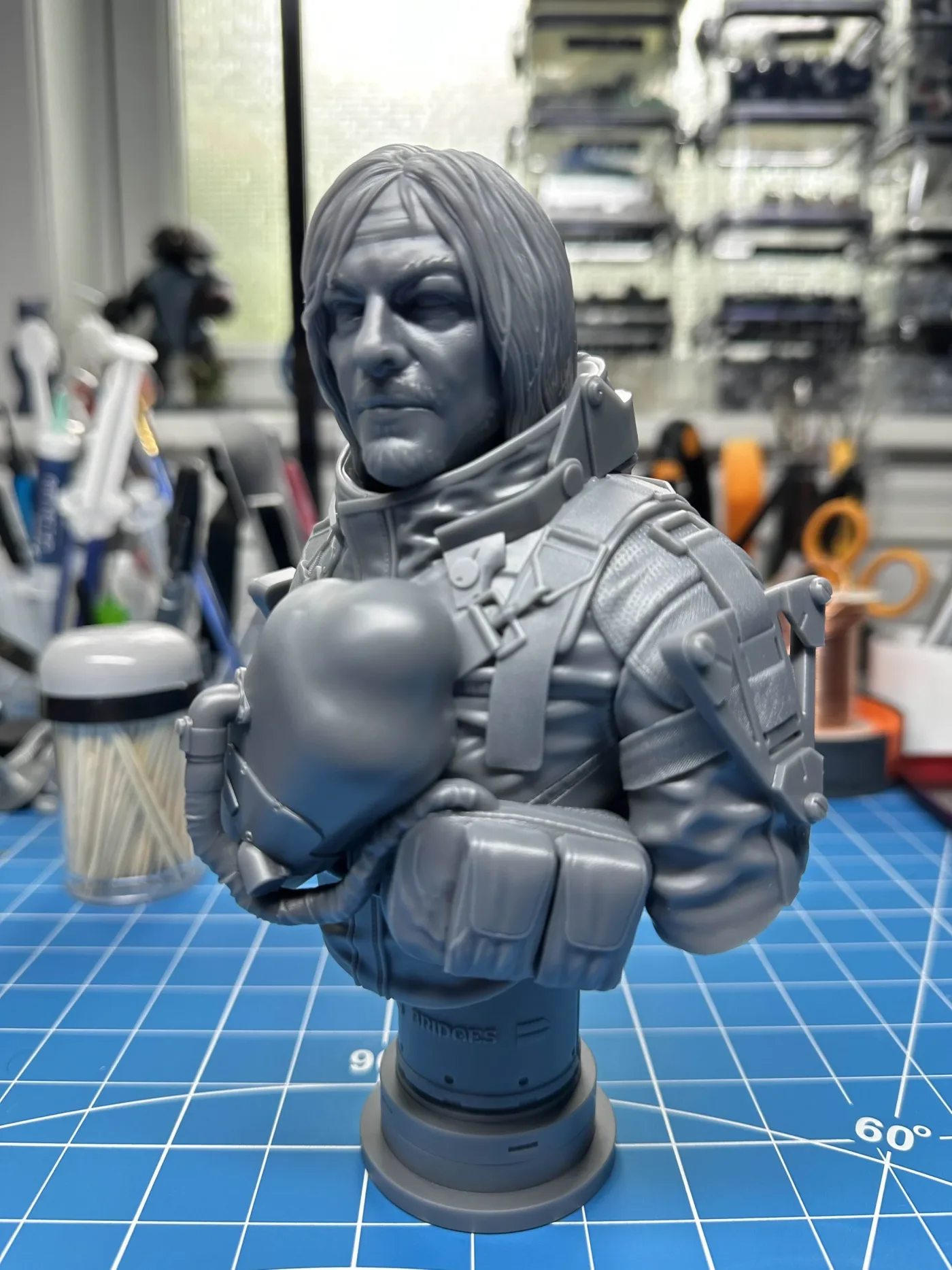 Sam Porter Bridges bust, the finished test print
