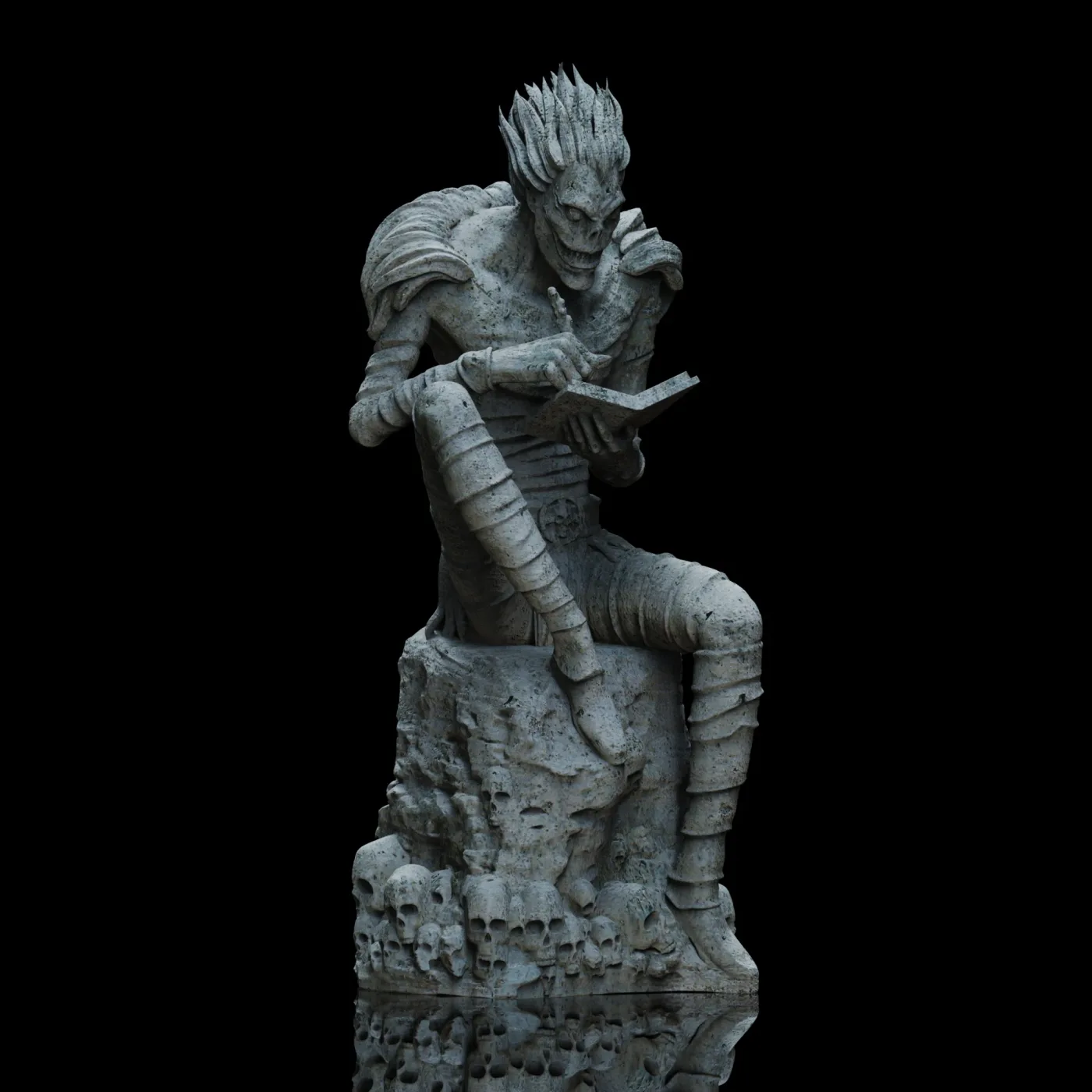Ryuk – Death Note, the digital sculpt