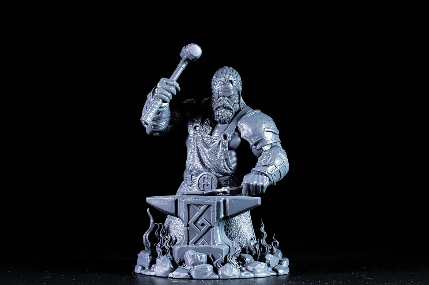 Hephaestus, printed in resin