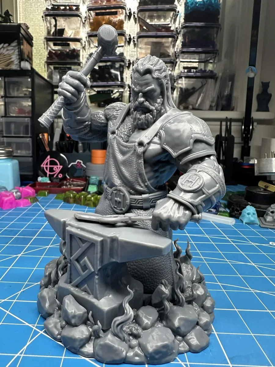 Hephaestus, the finished test print