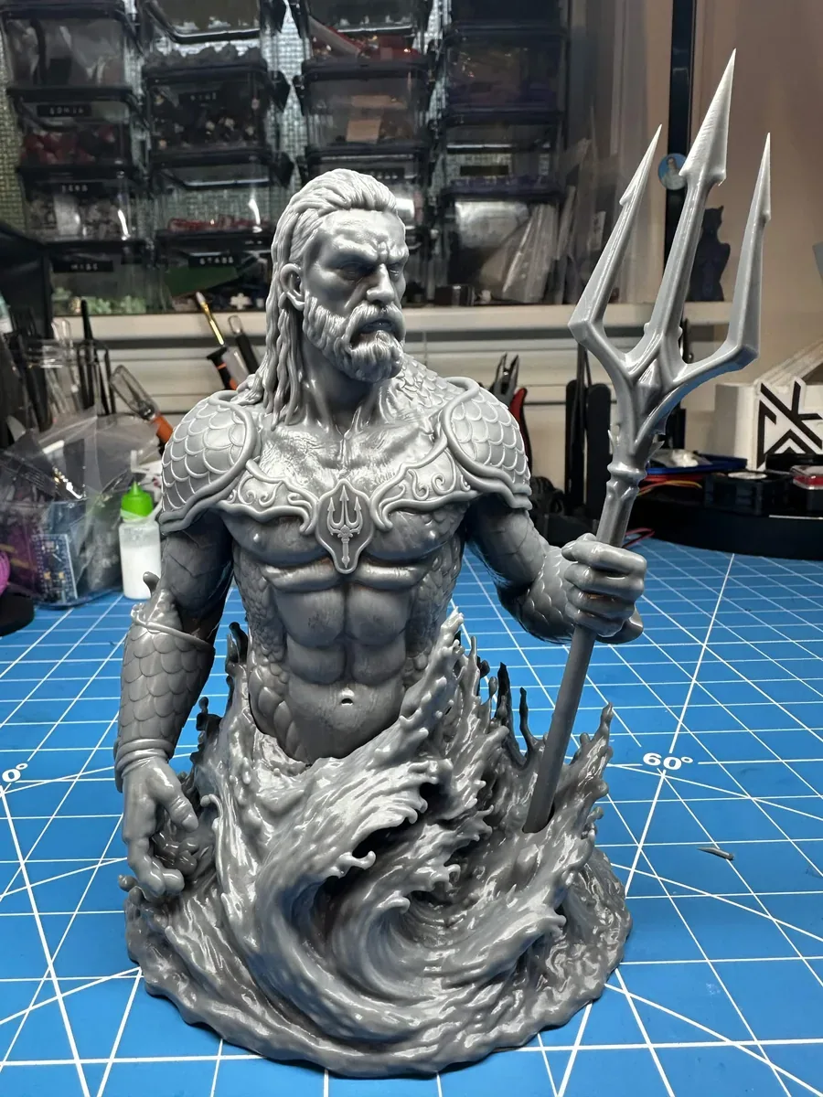 Poseidon, the finished test print