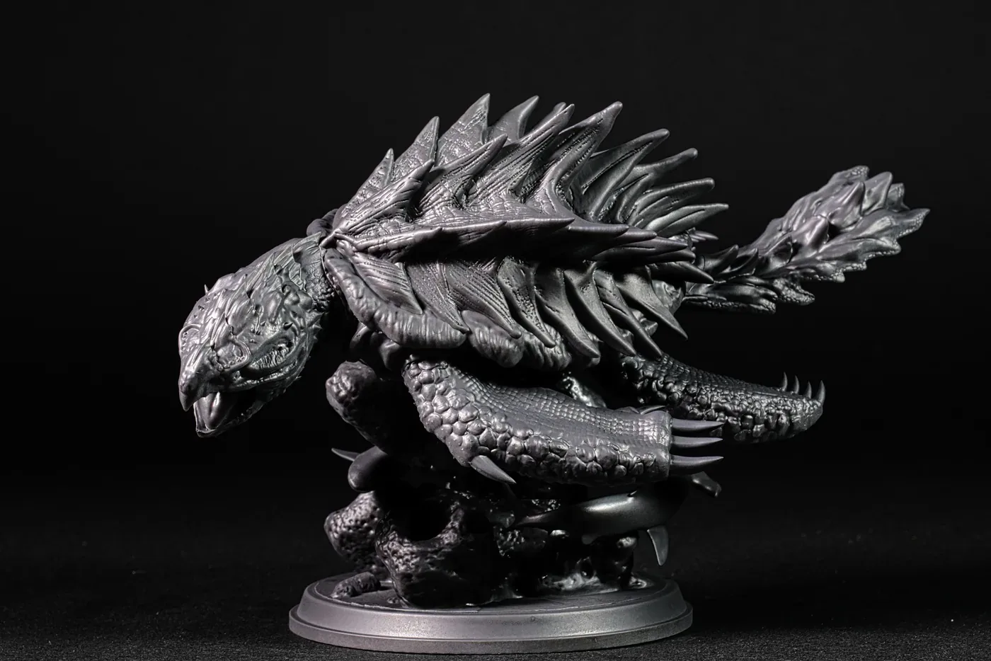 Dragon Turtle, printed in resin