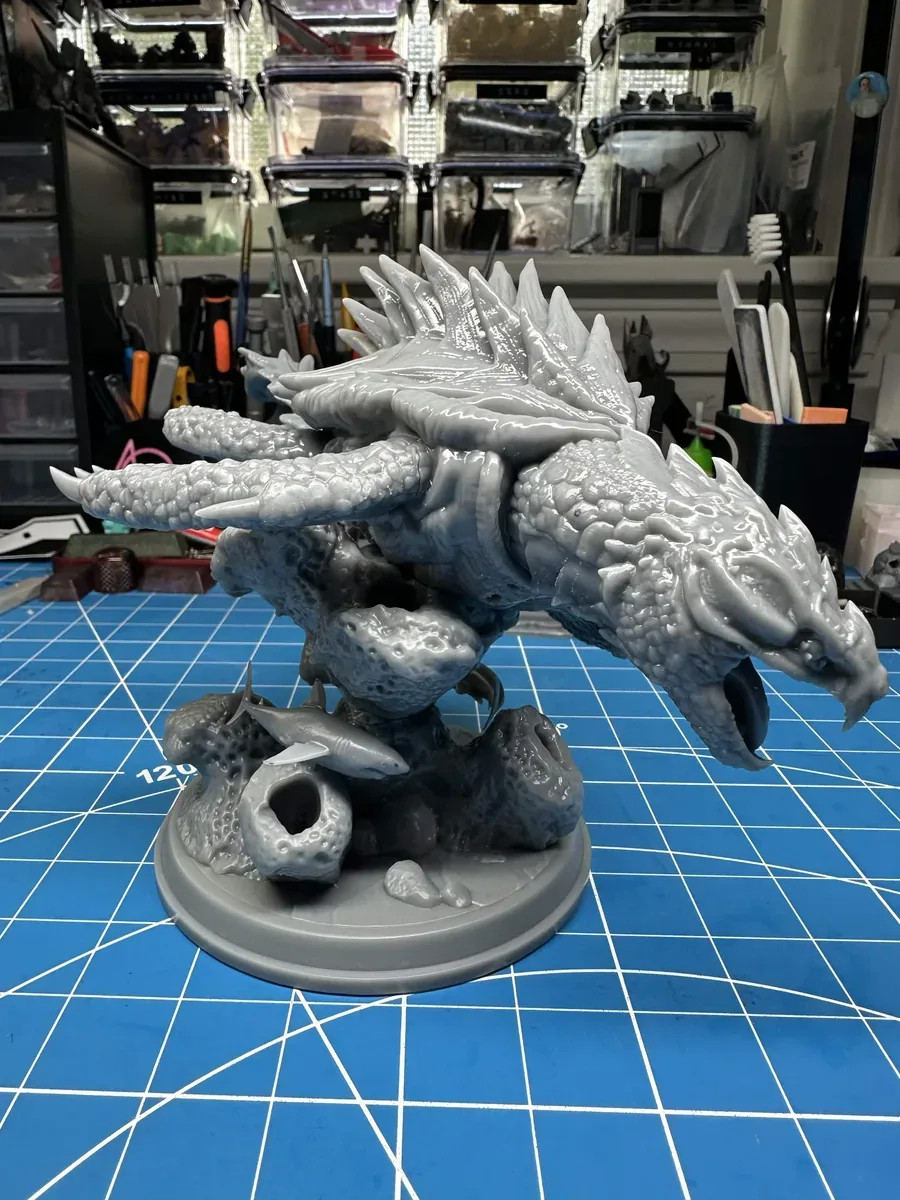Dragon Turtle, the finished test print