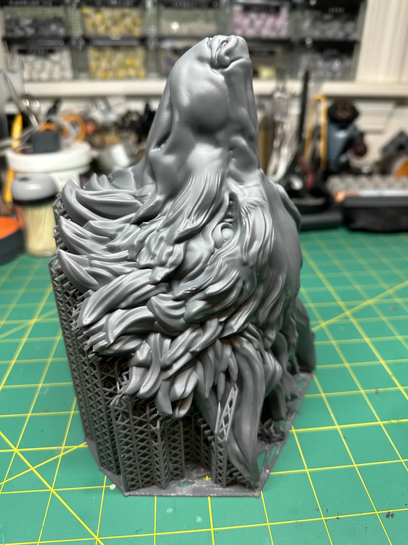 Wolf – Wall Decoration, straight off the plate