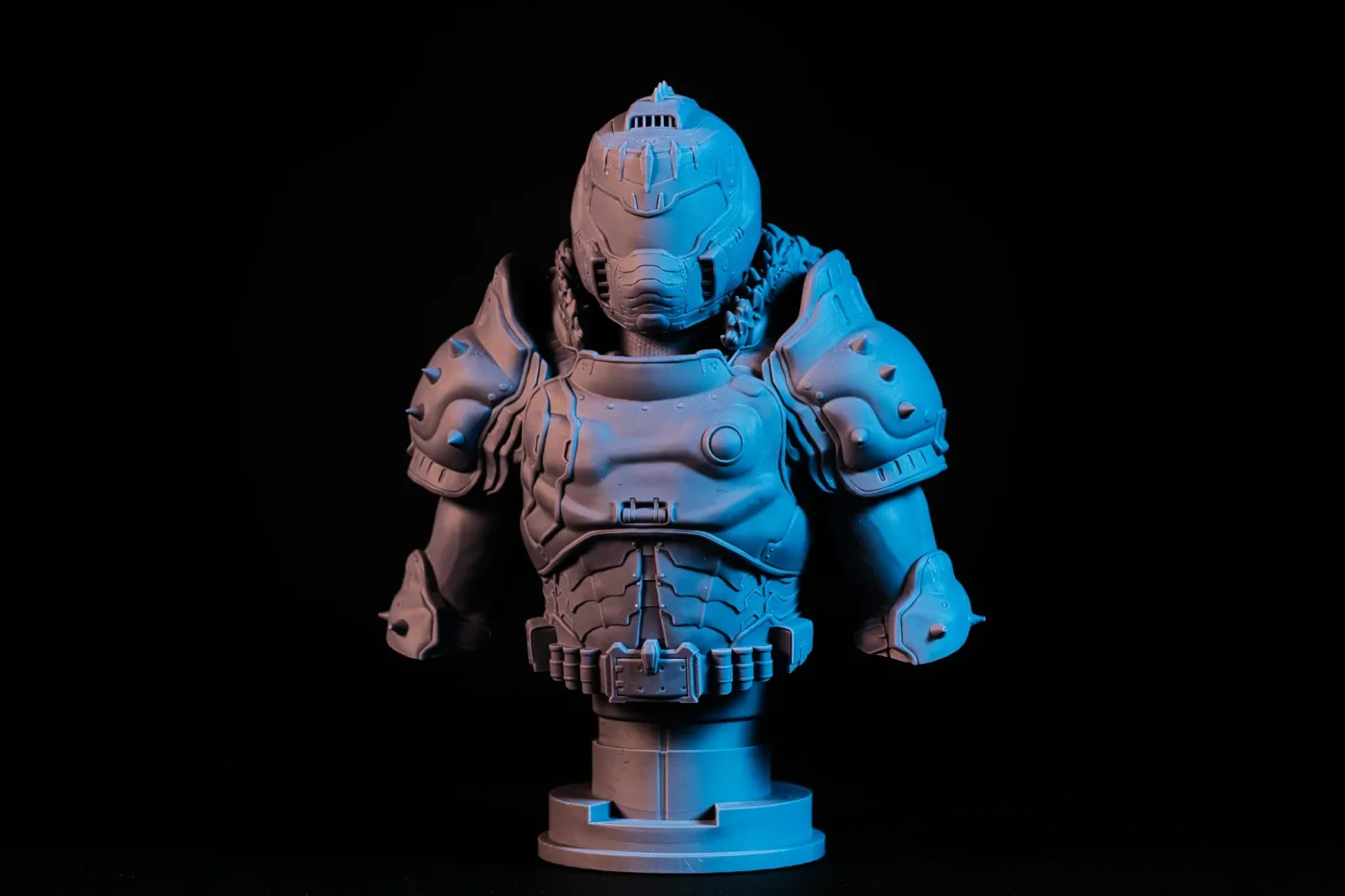 DoomGuy – Dark Ages, printed in resin
