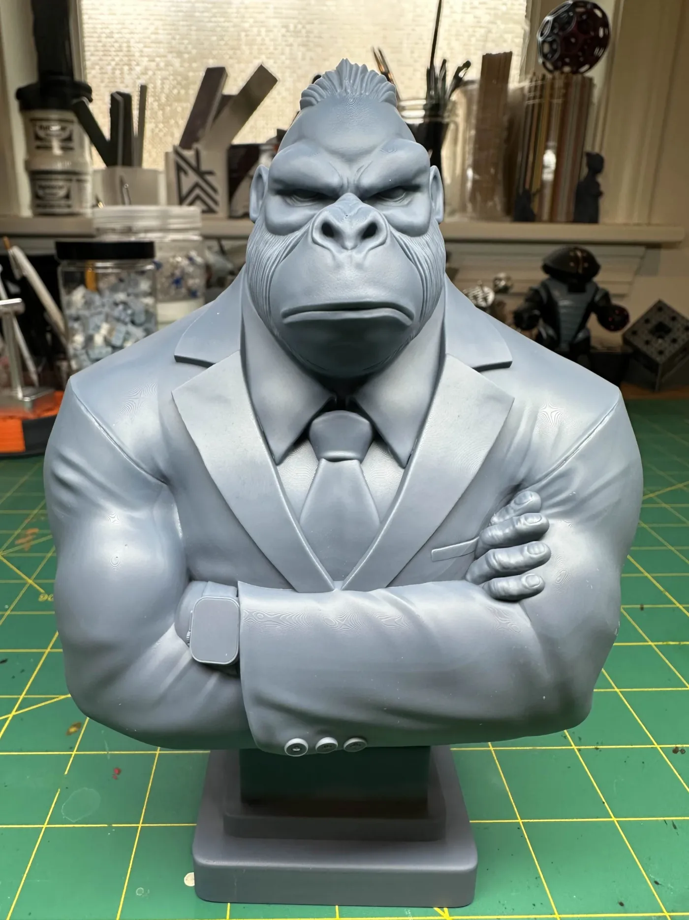 Gorilla Boss, the finished test print