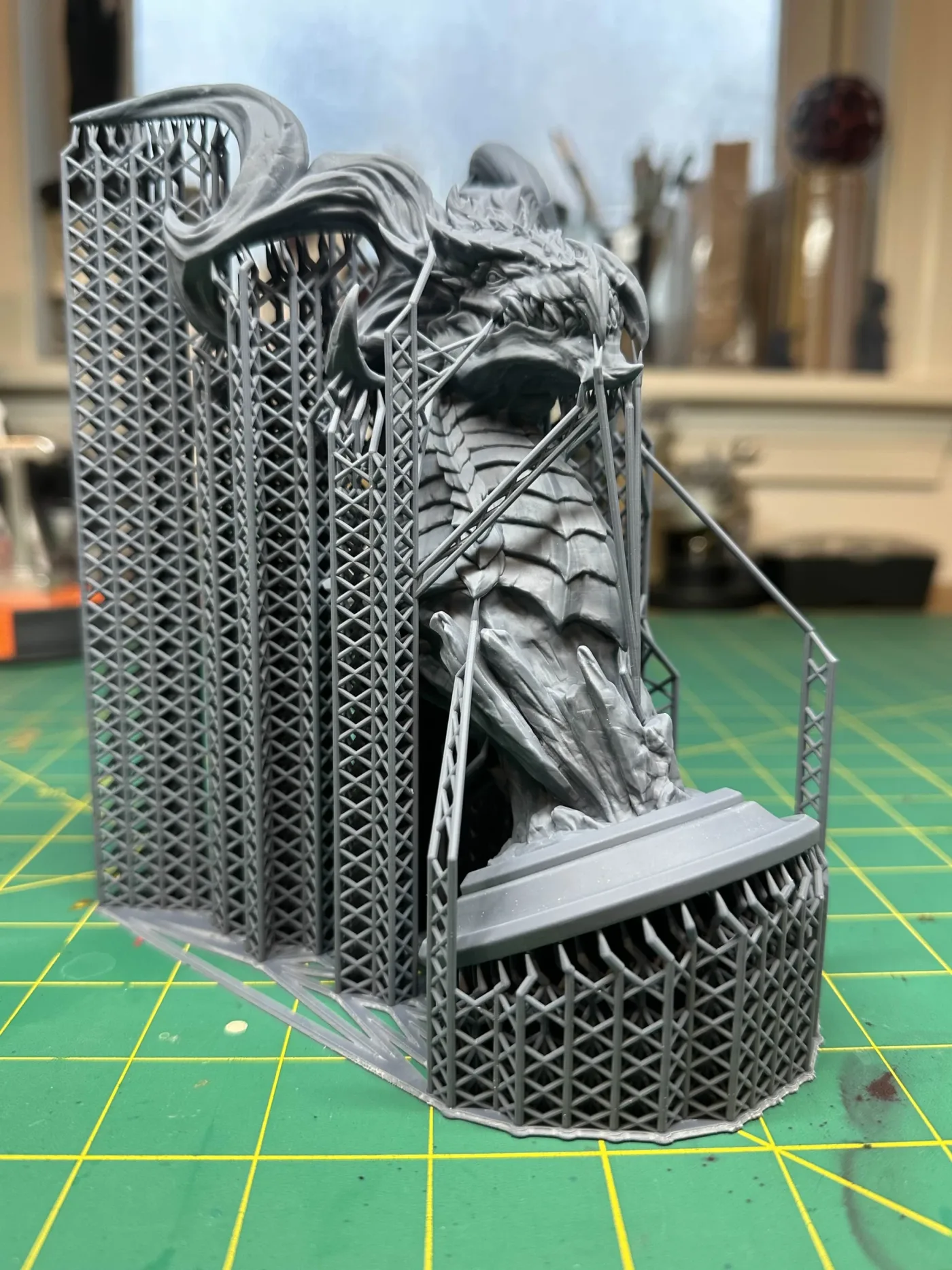 Venralthorn bust, straight off the plate