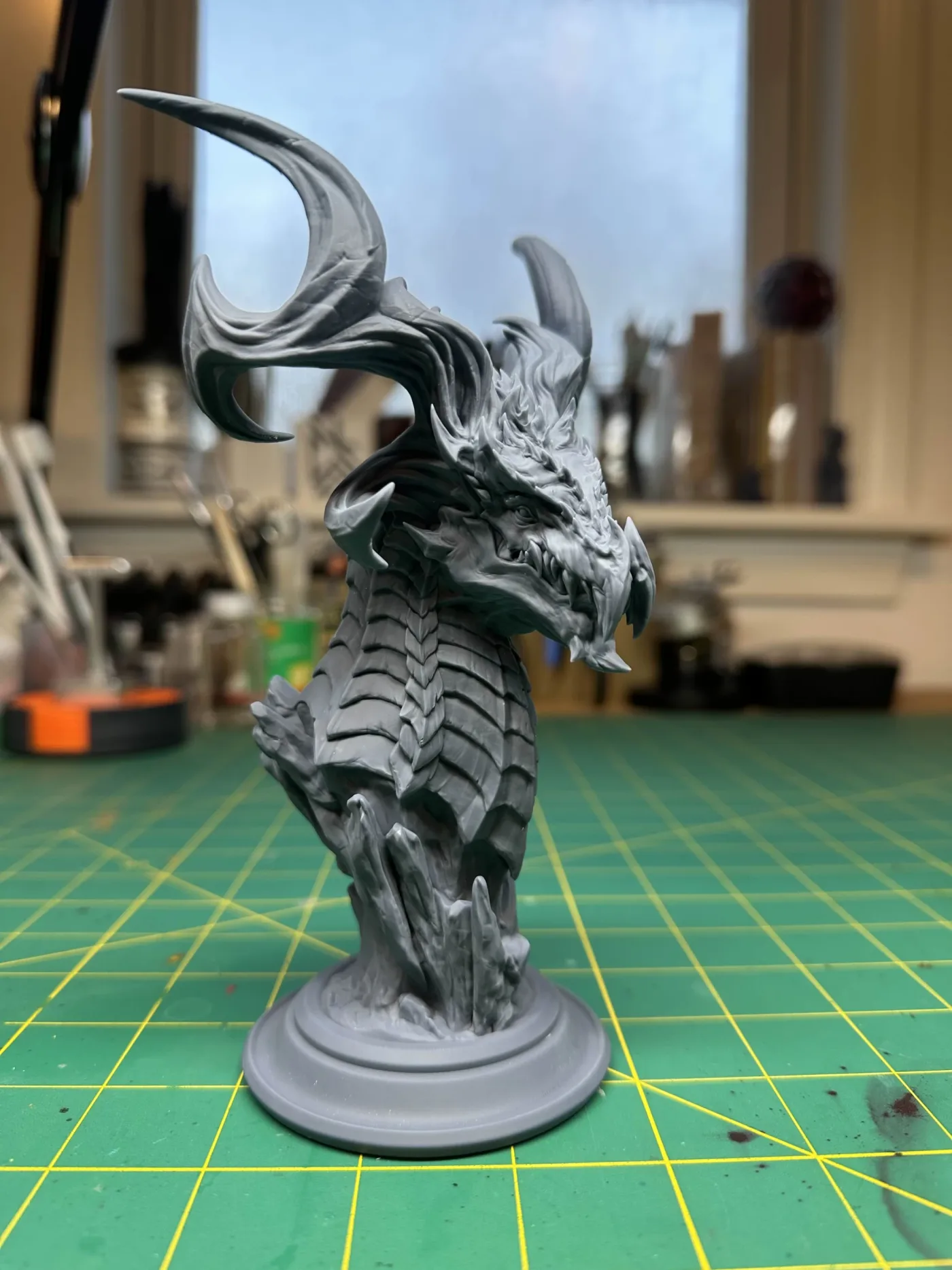 Venralthorn bust, the finished test print