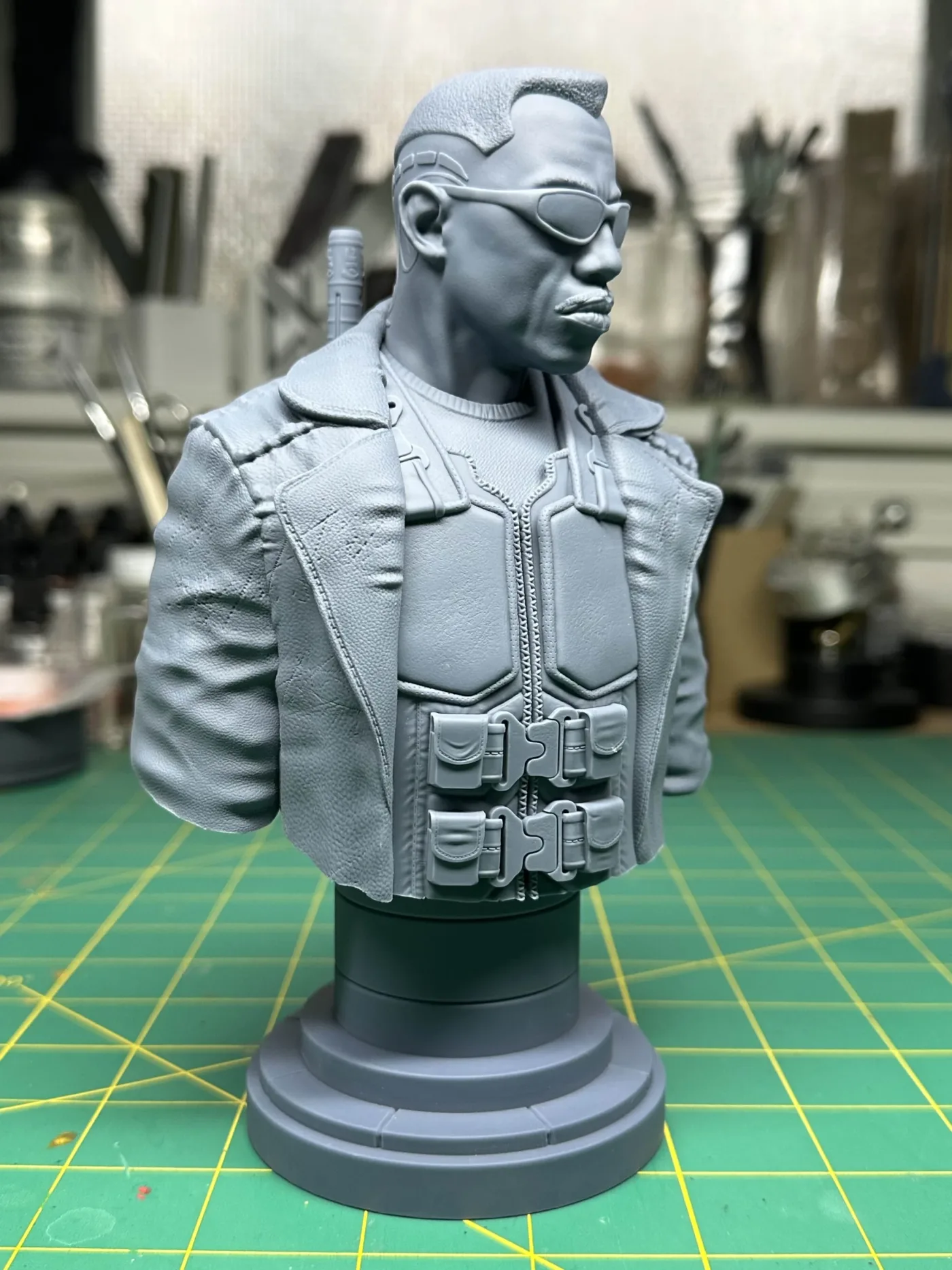 Blade Bust, the finished test print