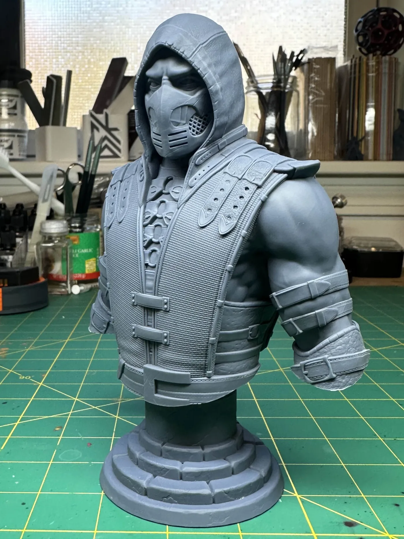 Scorpion Bust, the finished test print