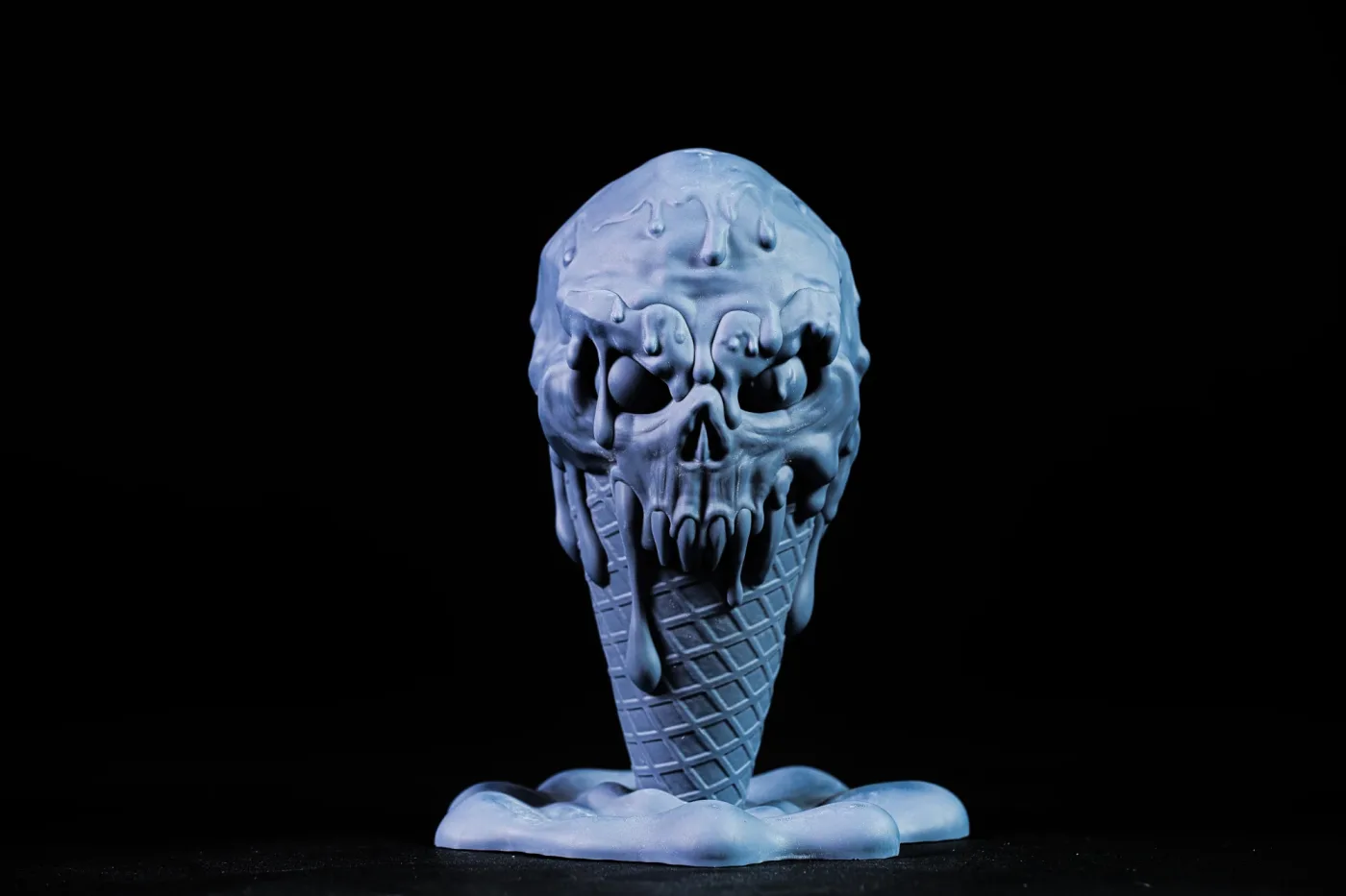 Skull & Cones, printed in resin