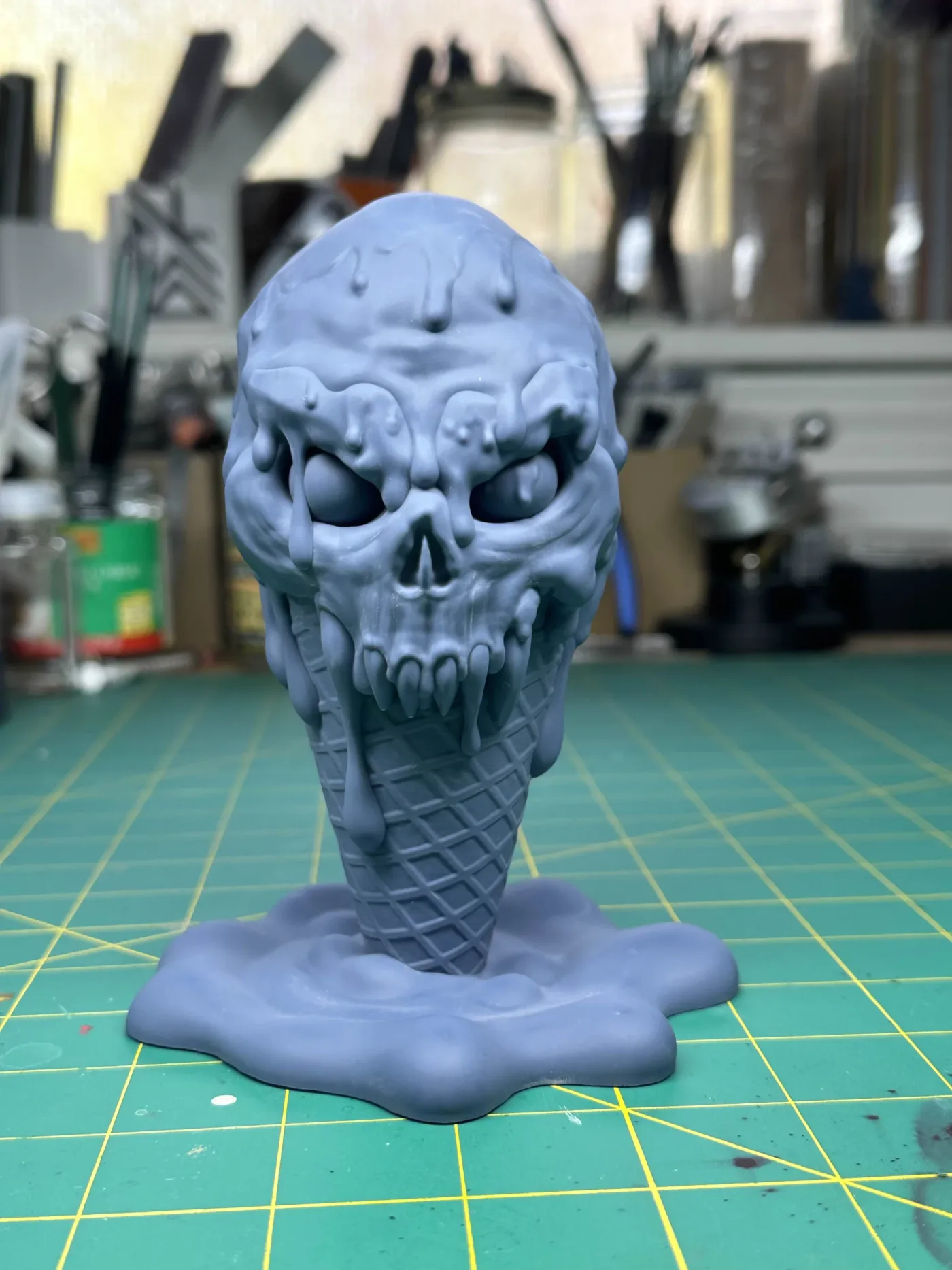 Skull & Cones, the finished test print