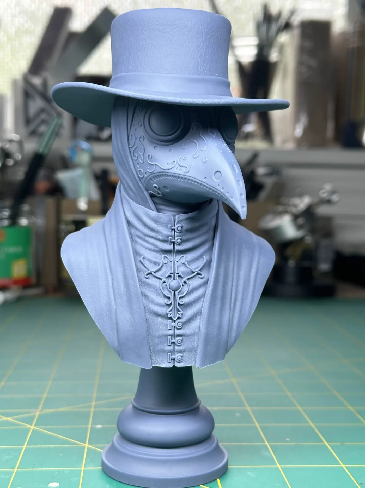 Plague Doctor, the finished test print