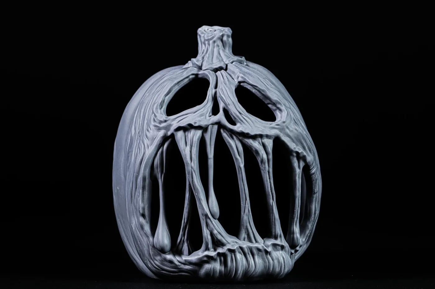 Screaming Pumpkin, printed in resin