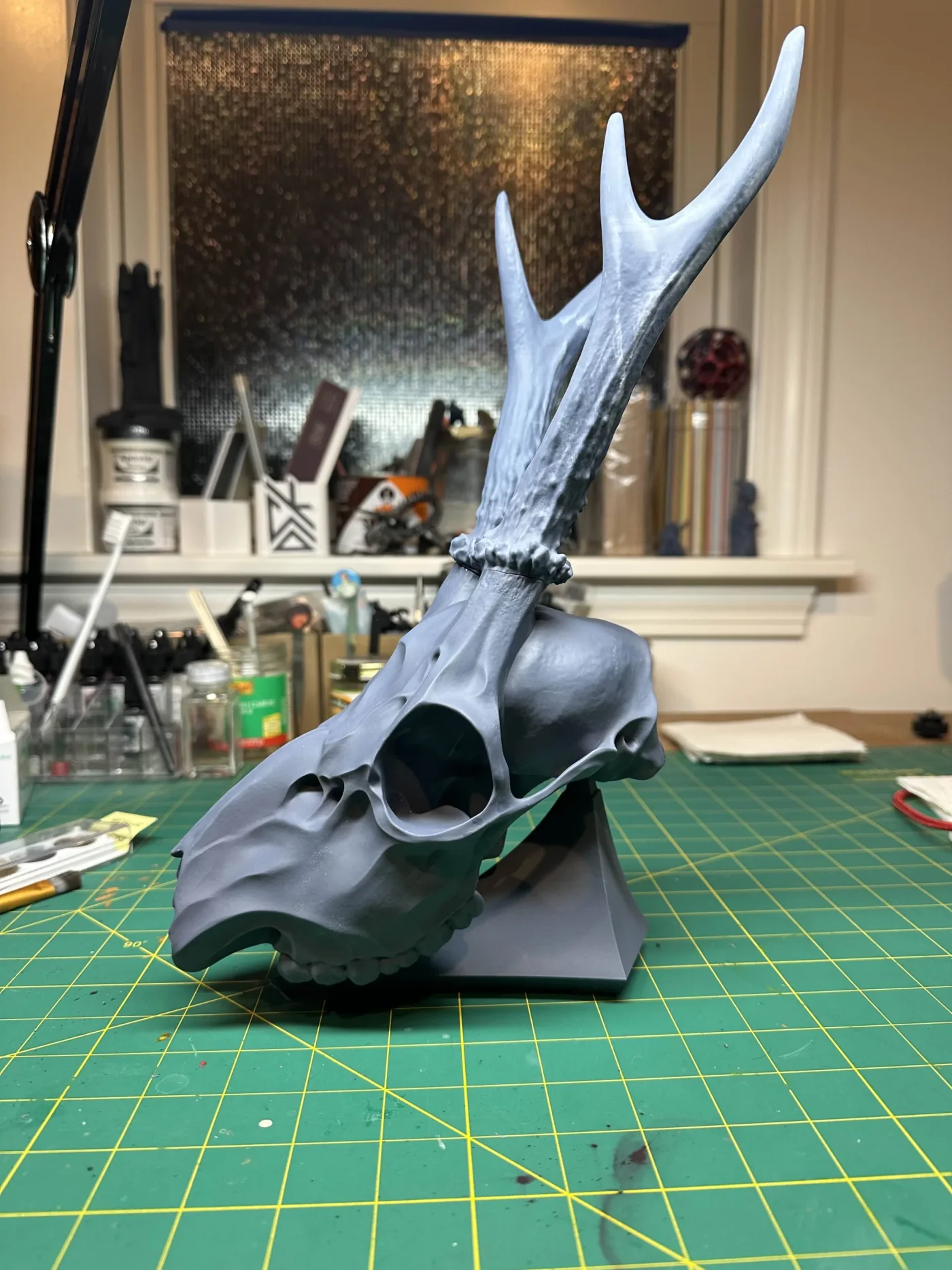Deer Skull, the finished test print