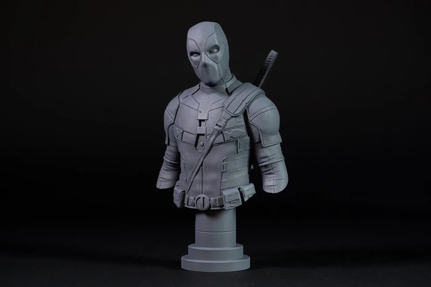 Deadpool bust, printed in resin