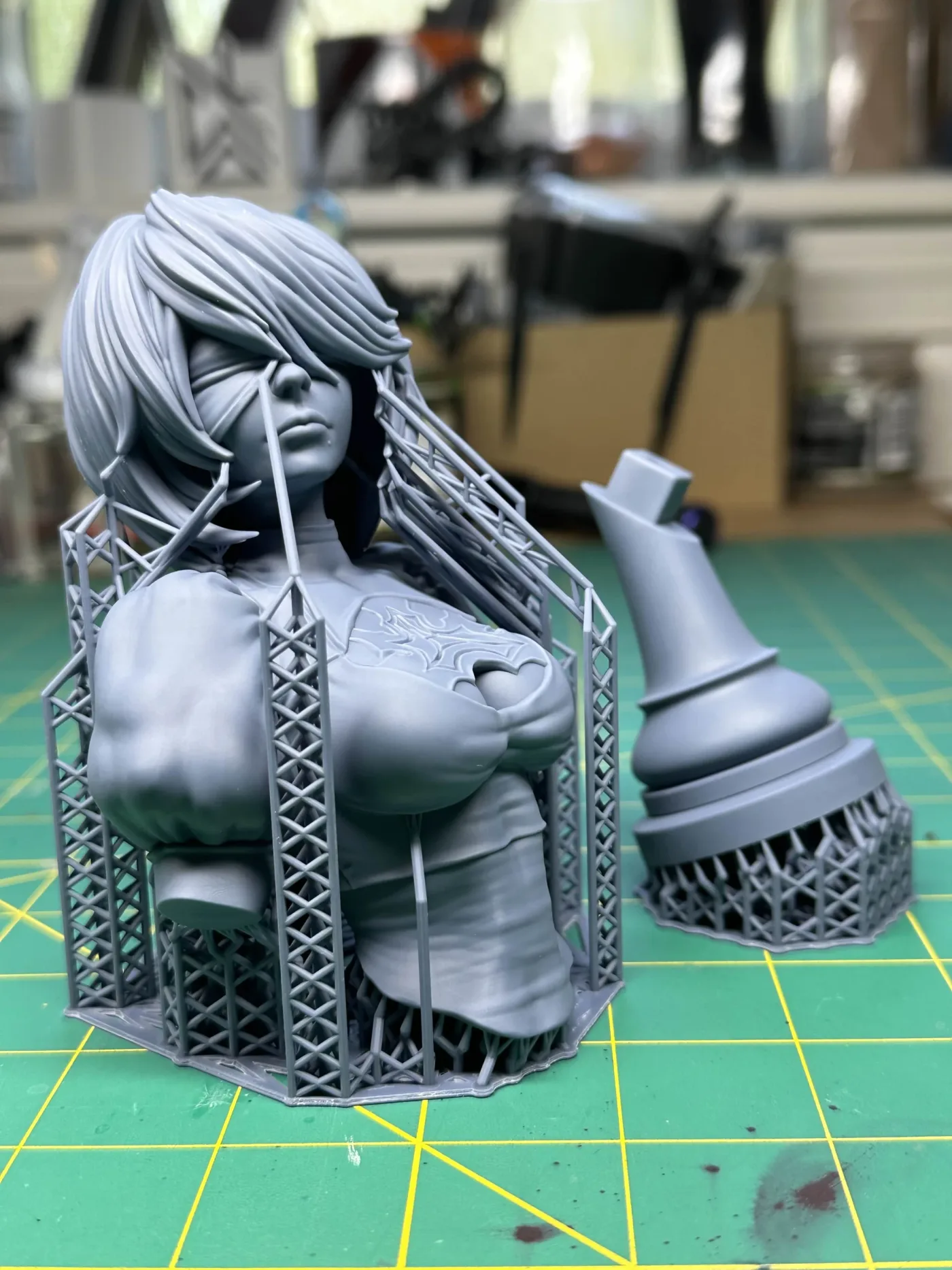 2B Nier Automata, straight off the plate