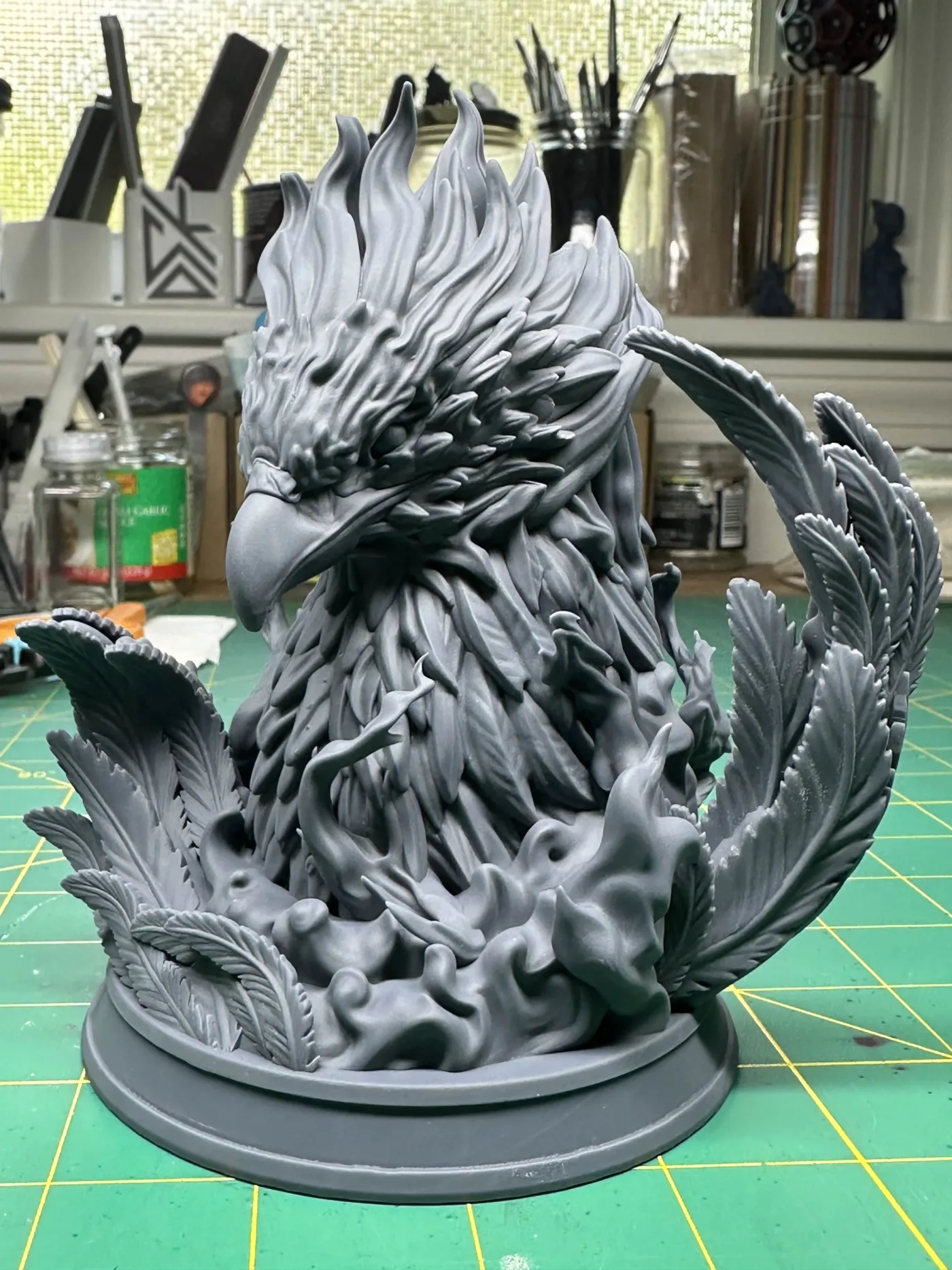 Phoenix bust, the finished test print