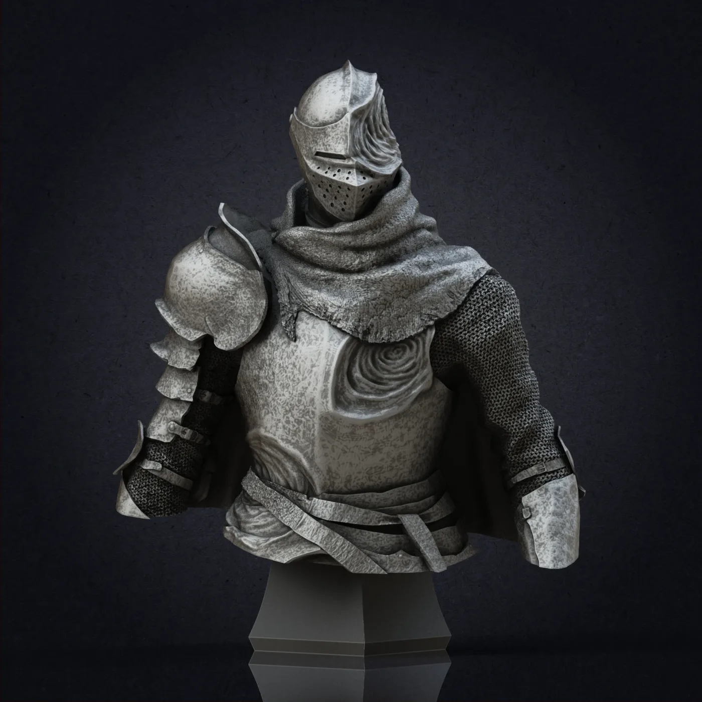 Vyke bust – Elden Ring, the digital sculpt