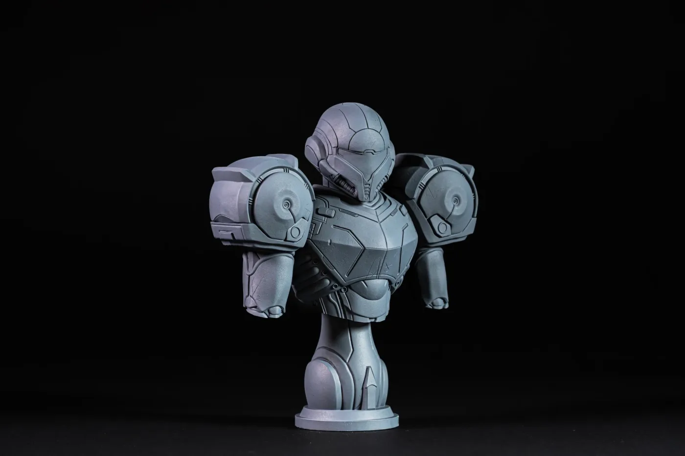 Samus Aran, printed in resin
