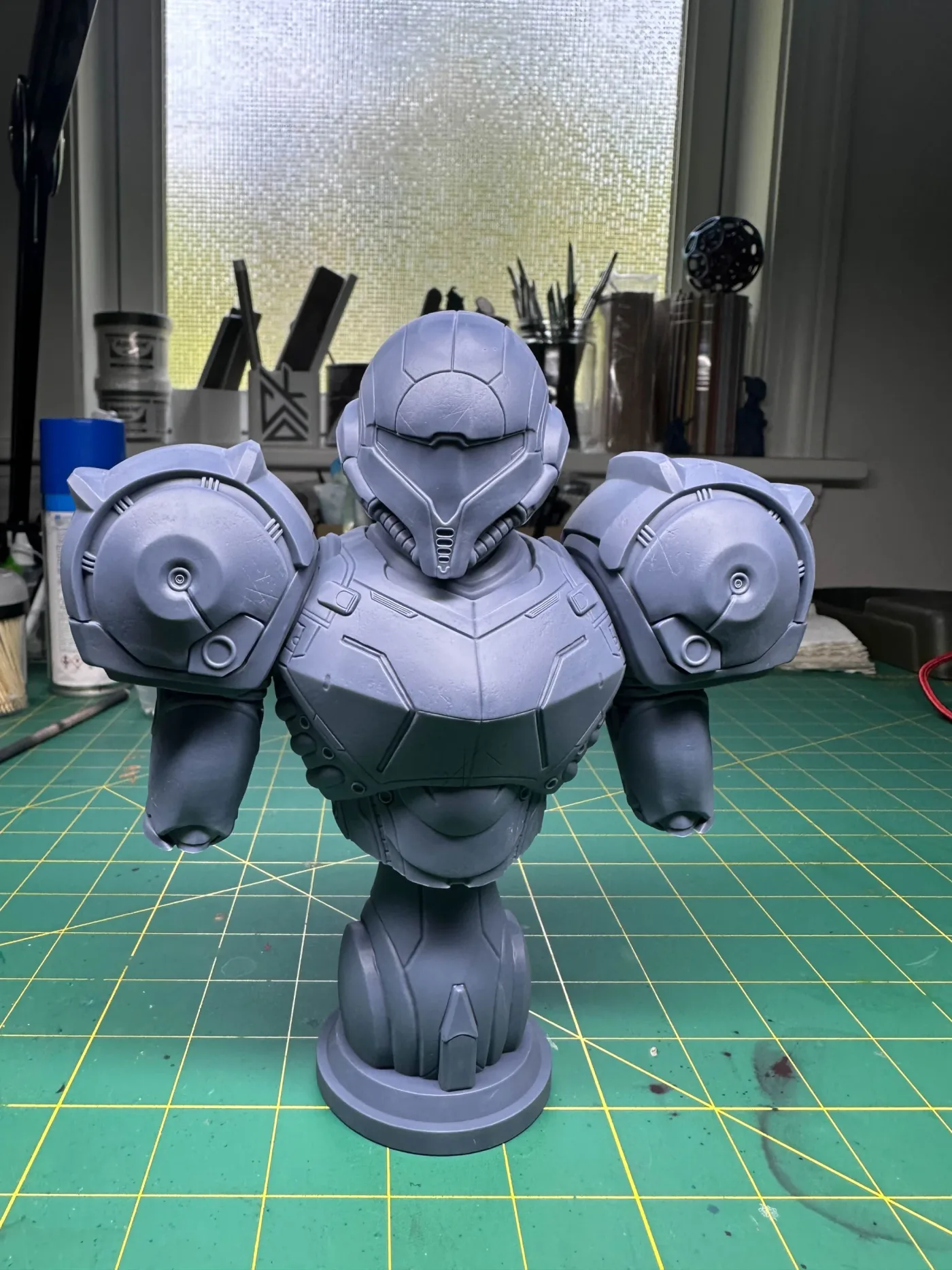 Samus Aran, the finished test print