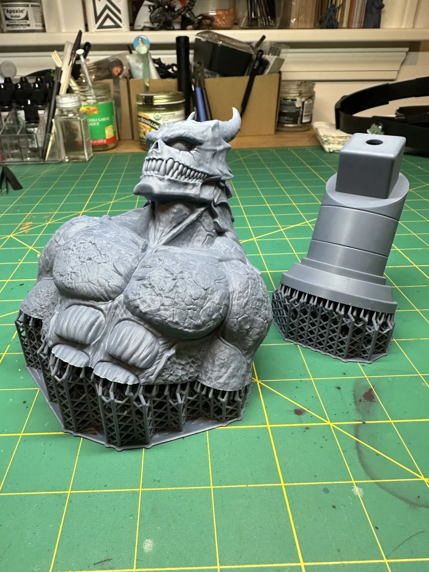 Kaiju 8 bust, straight off the plate