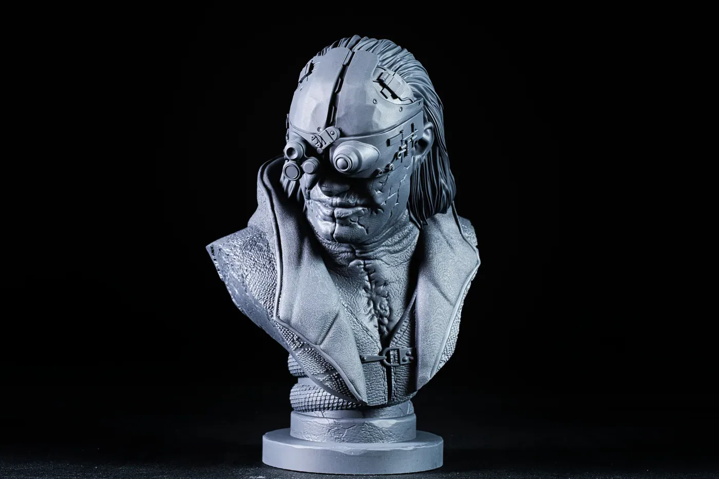Victor Gideon bust, printed in resin