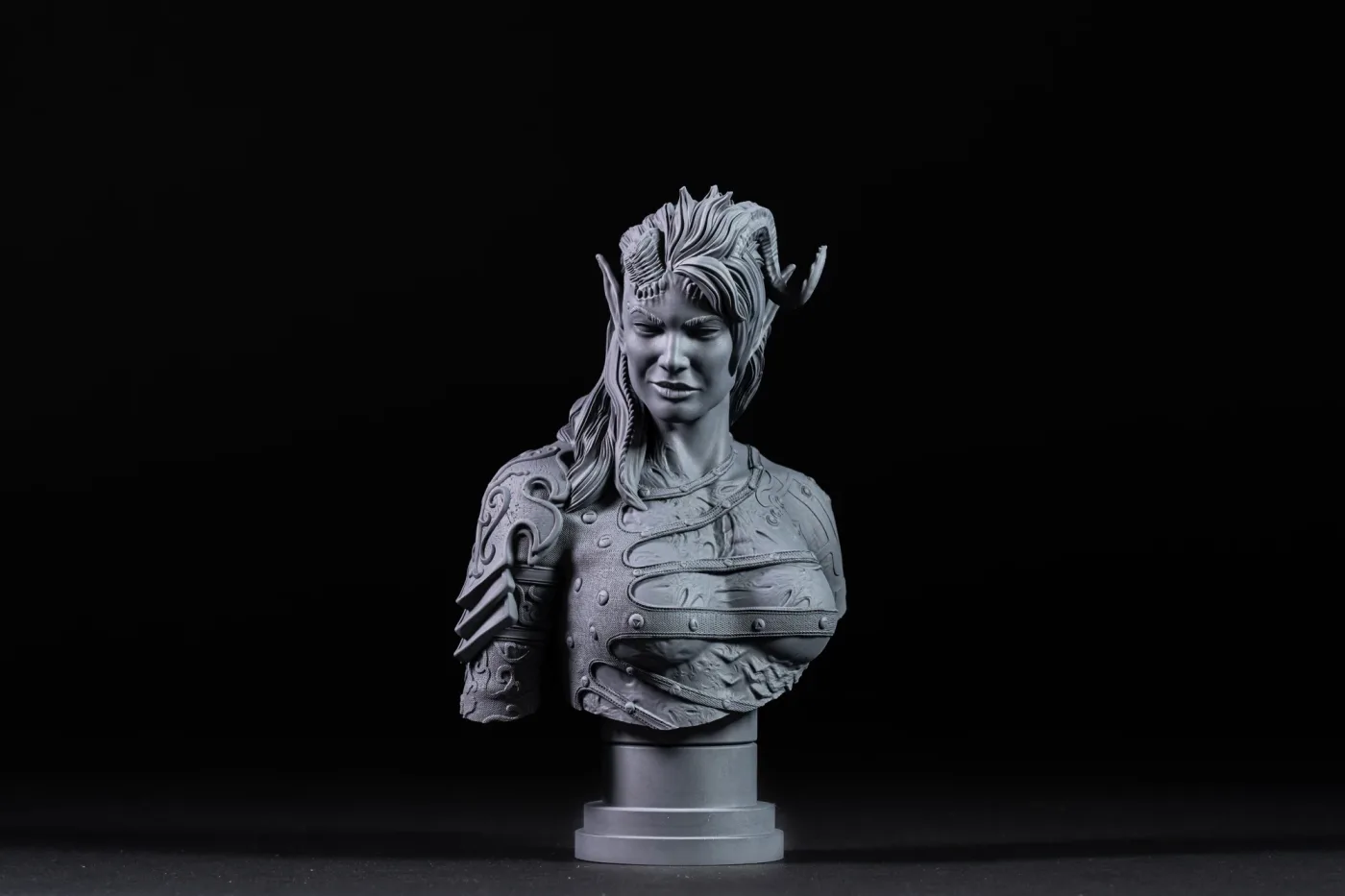 Karlach bust – Baldurs Gate, printed in resin