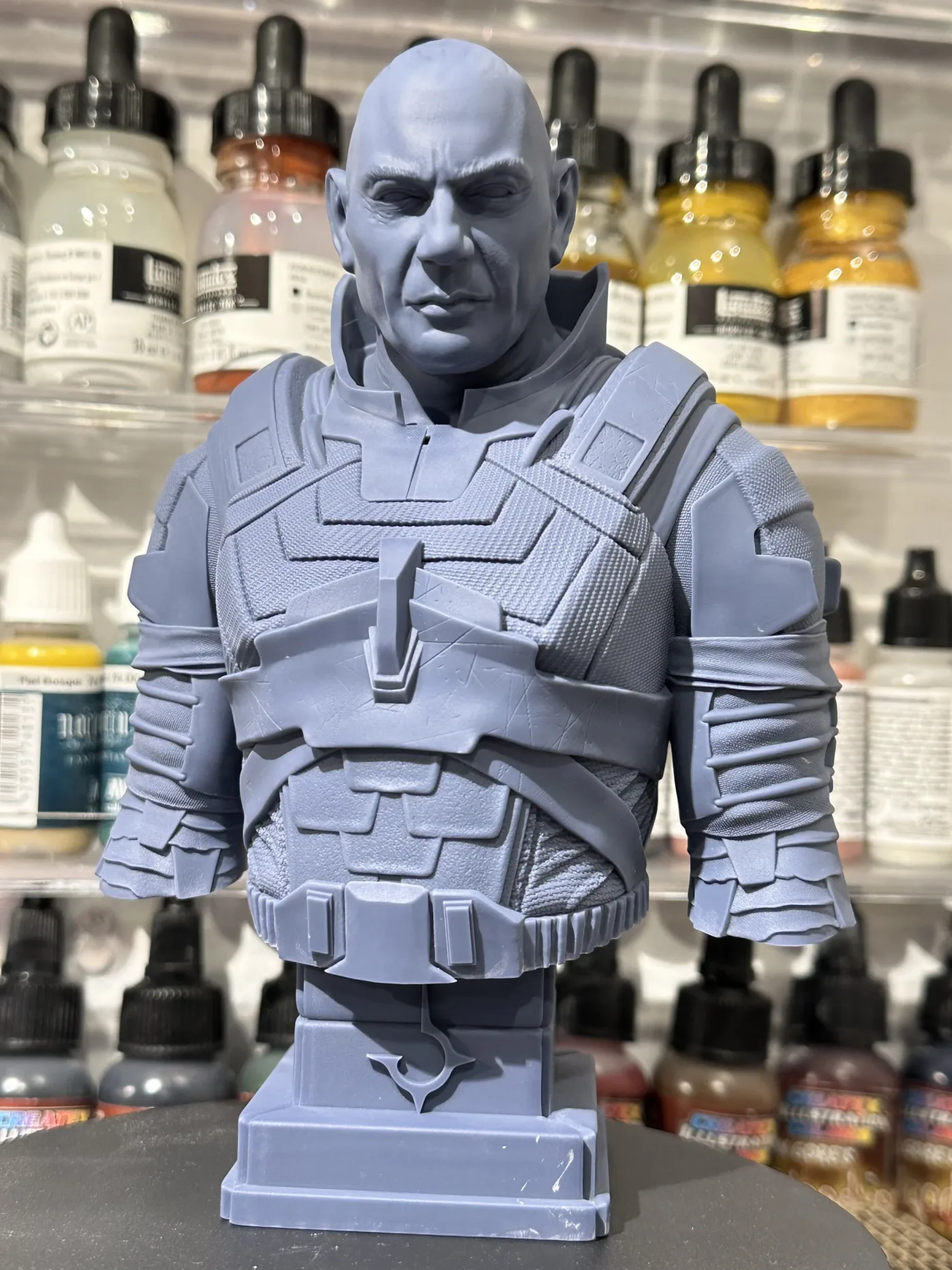 Count Glossu Rabban bust – Dune, the finished test print