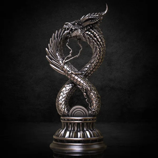 Ouroboros, 3D printable figure