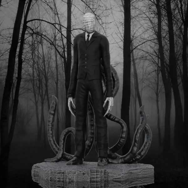 Slenderman, 3D printable figure